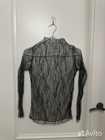 Топ сетка черный