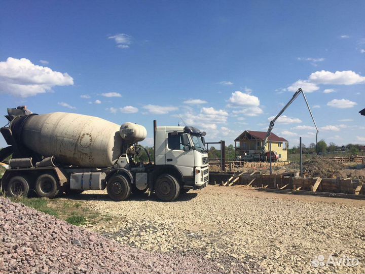 Бетон с завода. Доставка миксером