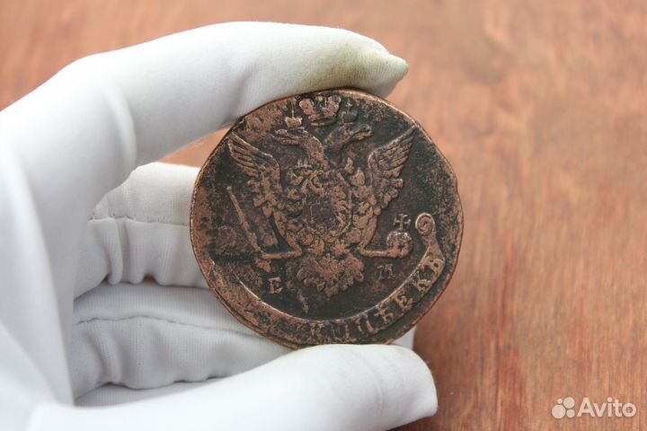 5 Копеек 1775 года ем Екатерина II в Твери