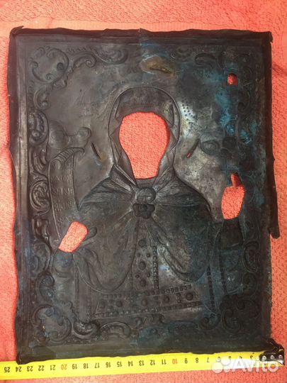 Старинный кованый оклад