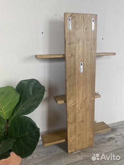 Полка настенная деревянная