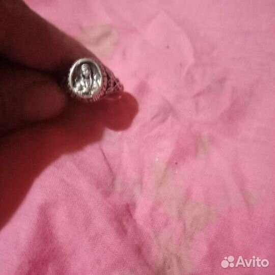 Серебряное кольцо может царское