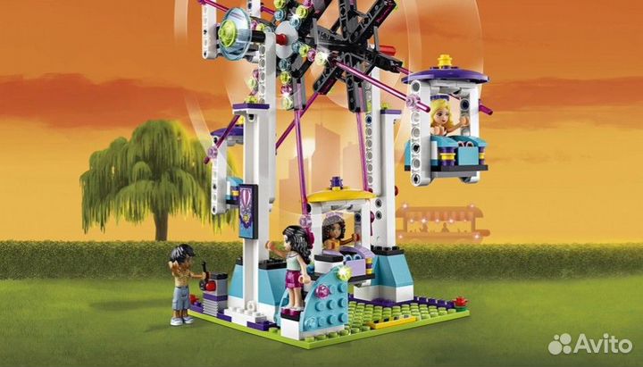 Конструктор Френдс Американские горки 1234 дет