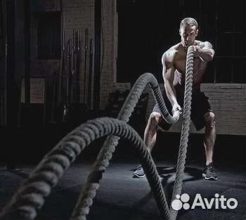 Канат для кроссфита. Канат для фитнеса черный