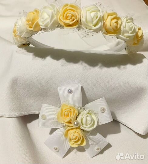 Ободок для волос, резинки, заколки, бантики