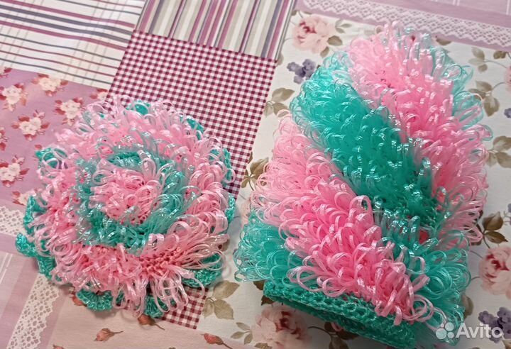 Мочалка варежка