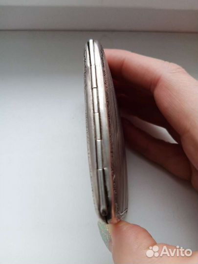 Портсигар серебряный