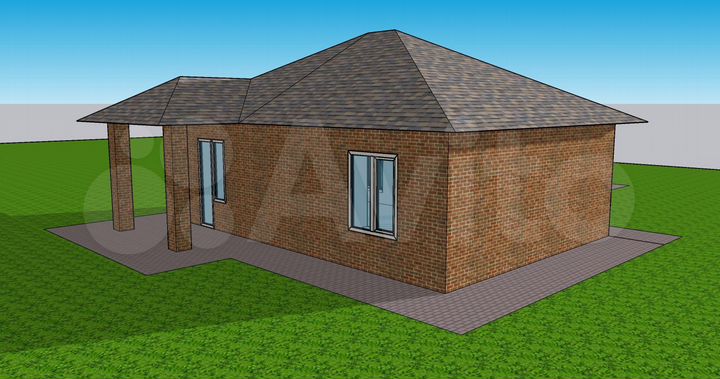 Дом 62,2 м² на участке 9,9 сот.