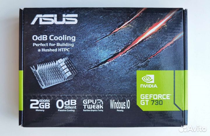 Видеокарта asus GeForce GT 730 Silent LP