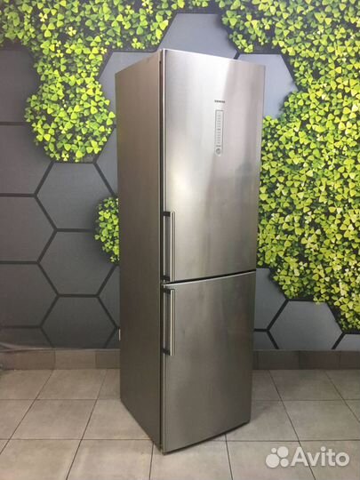 Холодильник бу Siemens серый. Доставка, гарантия