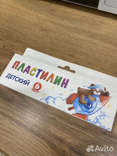 Пластилин 6 цветов