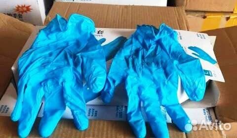 Перчатки нитриловые