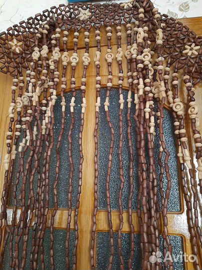 Штора деревянная