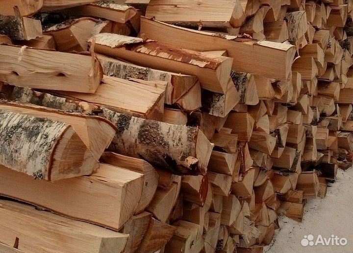 Сухие березовые дрова