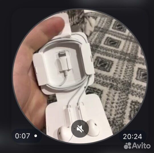 Наушники apple earpods lightning