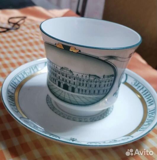 Кофейная пара лфз костяной фарфор