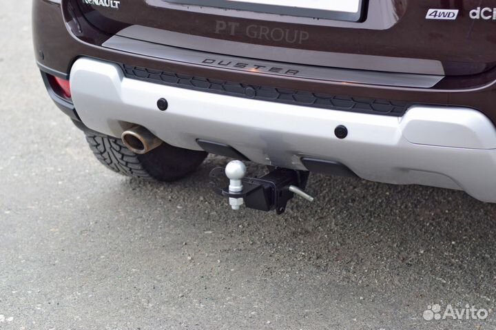 Фаркоп для Рено Дастер, съемный квадрат