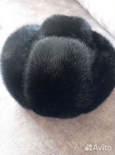 Норковая шапка мужская новая