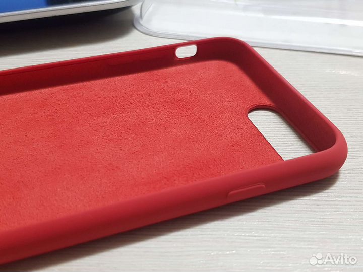 Оригинал Silicone Case iPhone 8 Plus (7 Plus) Red
