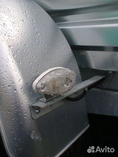 Фонарь габаритный прицепа гф2Б белый, с лампой