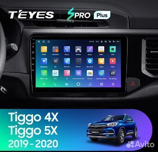 Магнитола Chery Tiggo 4X spro Plus 6/128