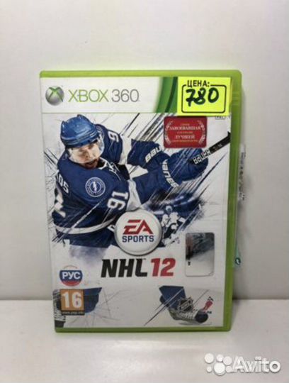 Диск NHL 12 для Xbox 360