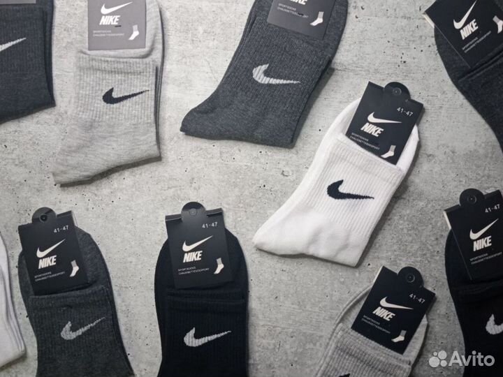 Мужские носки nike 10 пар
