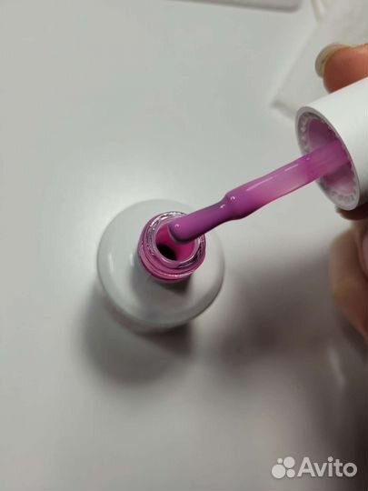 Цветная база для ногтей и топ