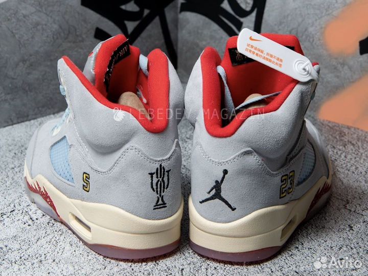 Trophy Room x Air Jordan 5 Retro Ice Blue