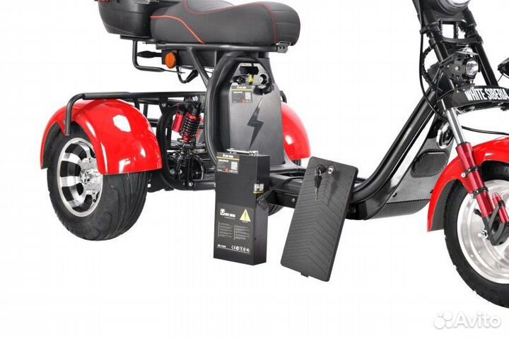 Электроскутер White Siberia Pro Trike 3000W