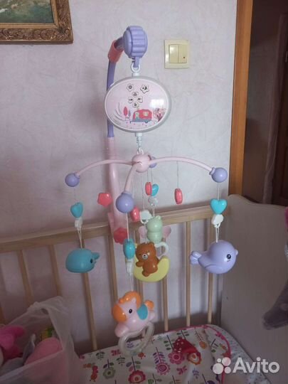 Мобиль на кроватку с проектором