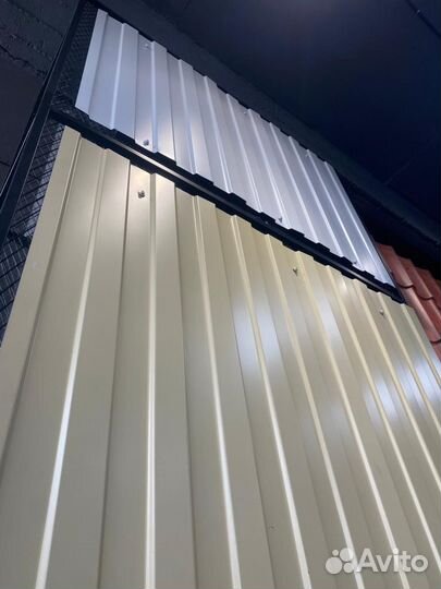 Профнастил С8 декоративный. Трава, дерево, камень