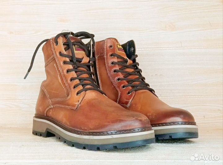 Рр 42 Ботинки мужские зимние Alessio Nesca Кожа