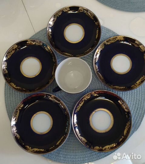 Предметы кобальтового чайного сервиз лфз