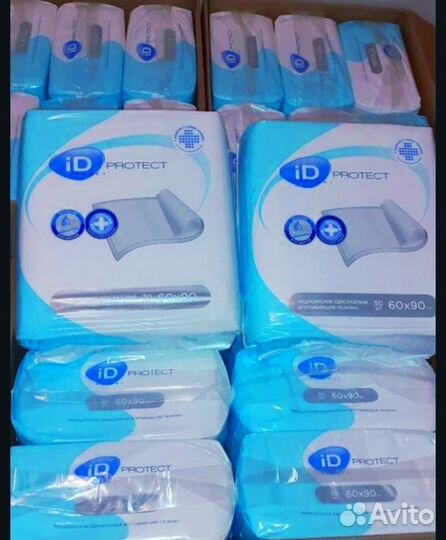 Пеленки одноразовые 60*90(30 шт)