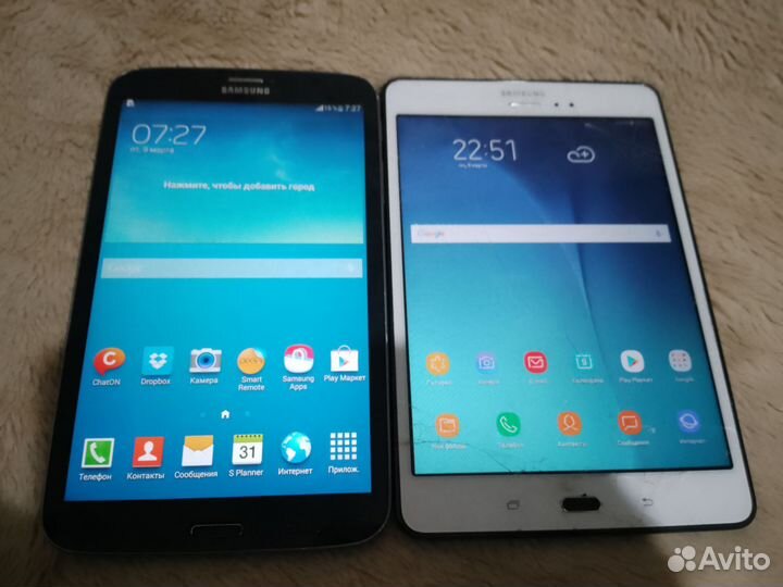 2 планшета Samsung