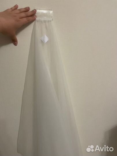 Свадебная фата новая