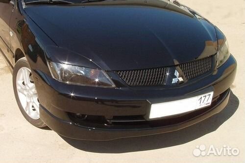 Реснички на фары lancer IX 03-07 широкие