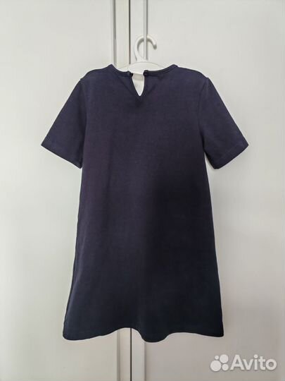 Платье школьное синее 128