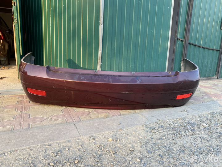 Задний бампер приора хэтчбек цвета портвейн