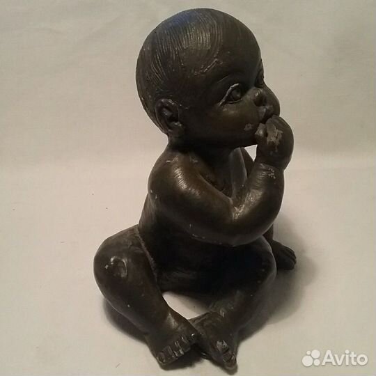 Статуэтка ребенок. Европа, гипс, антиквариат