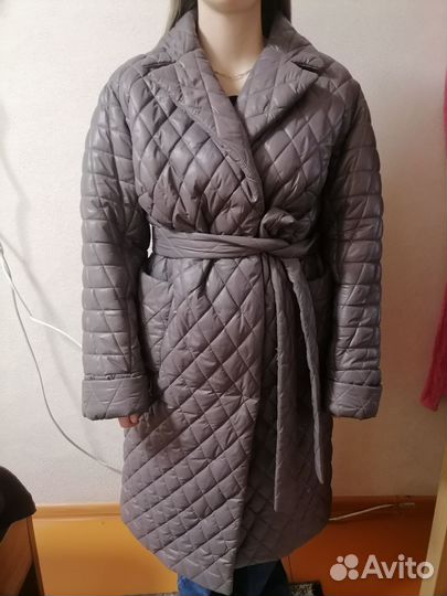 Стеганое пальто