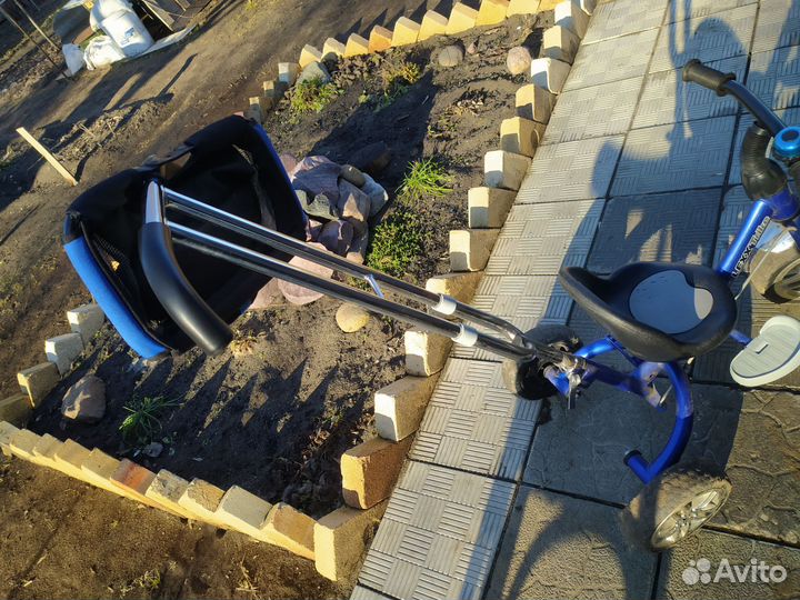 Велосипед с родительской ручкой бу