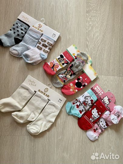 Носочки, новые для девочек и мальчиков