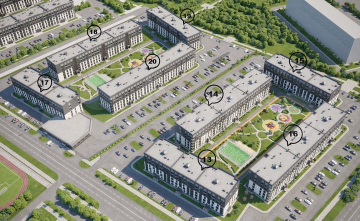 2-к. квартира, 60,4 м², 2/5 эт.