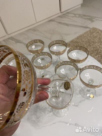 Фужеры СССР bohemia made in chehoslovakia