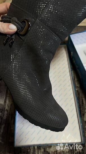 Сапоги женские зимние кожа 36