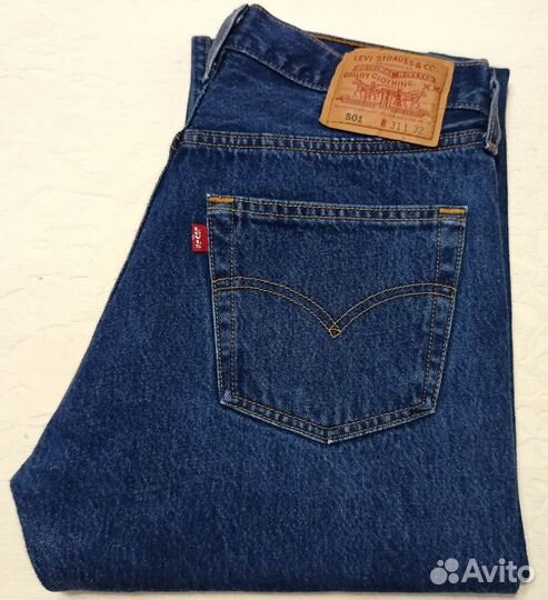 Levis 501 Made In USA Dark Wash 31x32