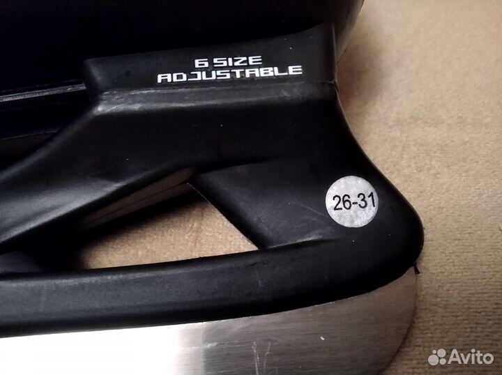 Коньки детские раздвижные, размер 26-31