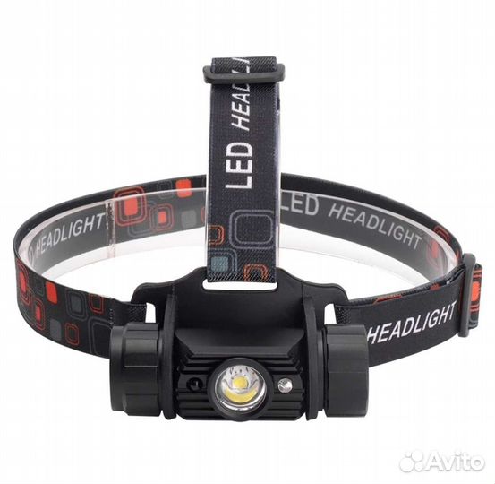 Налобный фонарь 18650 водонепроницаемый